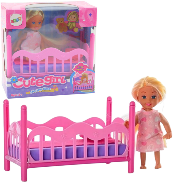 Mini laleczka Lean Toys z akcesoriami 11 cm (5905991058892) - obraz 2