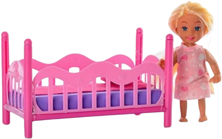 Mini laleczka Lean Toys z akcesoriami 11 cm (5905991058892) - obraz 3