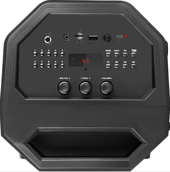 Портативная колонка REAL-EL X-771 Black (EL121600018) - Фото 9 Портативная колонка REAL-EL X-771 Black (EL121600018) - изображение 9