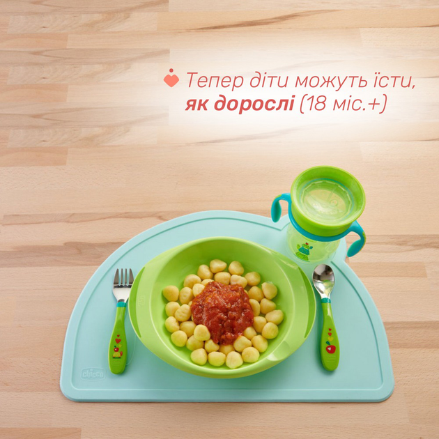 Набір ложка і виделка Chicco з нержавіючої сталі, 18м + Блакитний (16102.20.00) - зображення 4