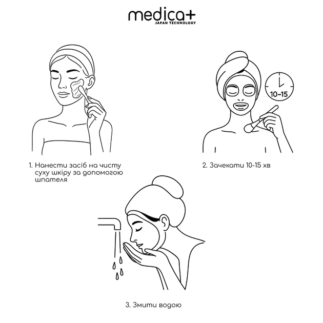 Поросуживающая маска для лица MEDICA+ Pore Control Mask (200 мл) - изображение 8
