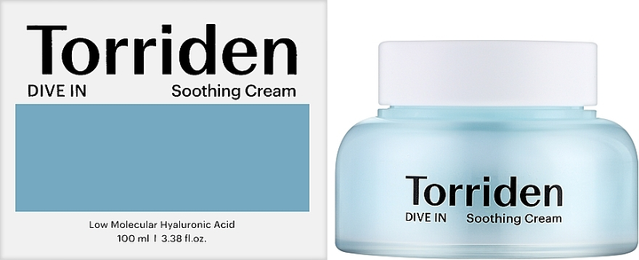 Krem do twarzy Torriden Dive-In Soothing uspokajający 100 ml (8809784600183) - obraz 2
