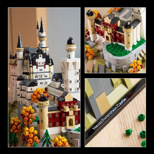 Zestaw klocków LEGO Architecture Zamek Neuschwanstein 3455 elementów (21063) - obraz 6