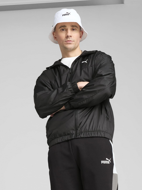 Спортивная ветровка мужская Puma Relaxed Windbreaker 68462601 L Черная (4067984181374) 