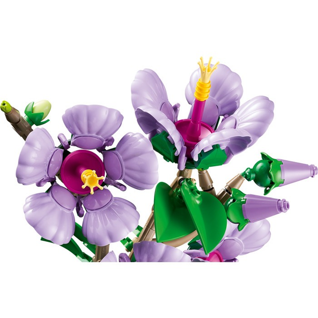Конструктор LEGO Botanicals Гібіскус 660 деталей (10372) - зображення 4