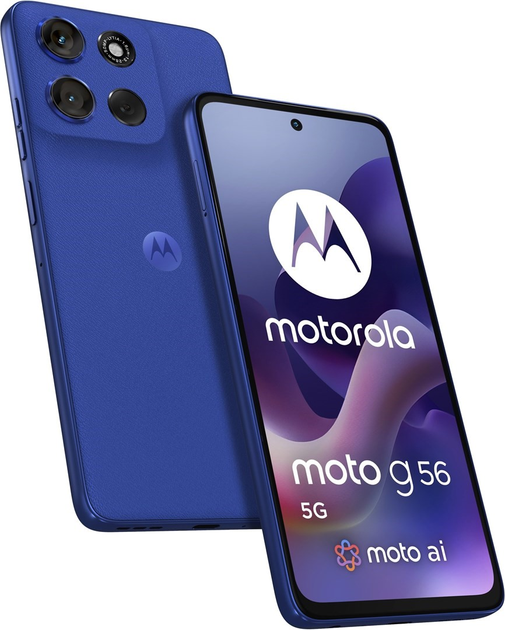 Мобільний телефон Motorola Moto G56 5G 8/256GB Dazzling Blue (PB7Y0029SE) - зображення 8