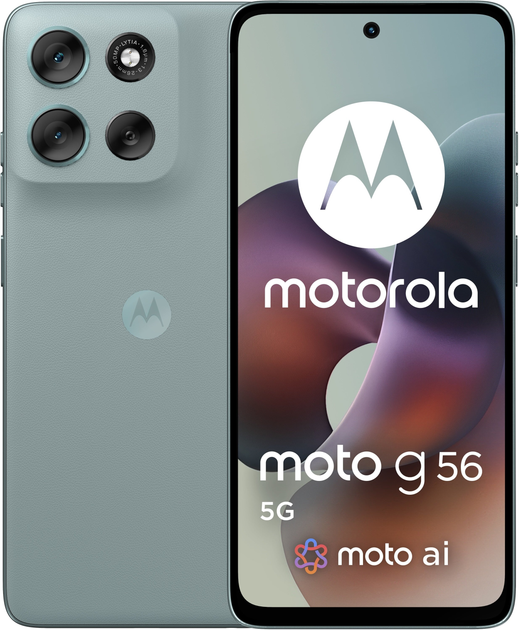 Smartfon Motorola Moto G56 5G 8/256GB Gray Mist (PB7Y0036SE) - obraz 1