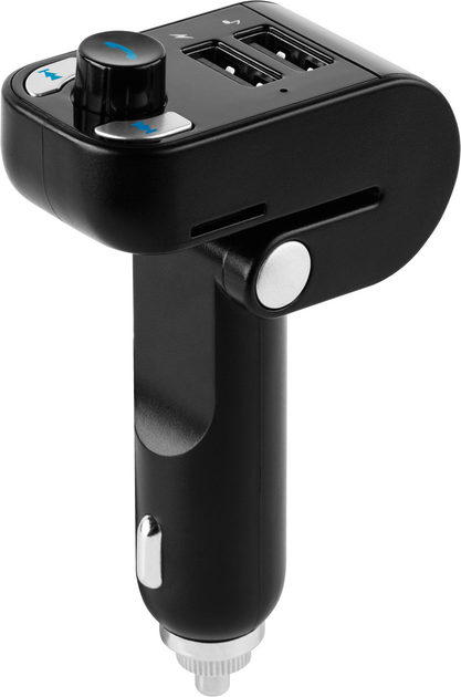 Transmiter FM Peiying URZ0466 Bluetooth 2x USB (5901890038034) - obraz 3