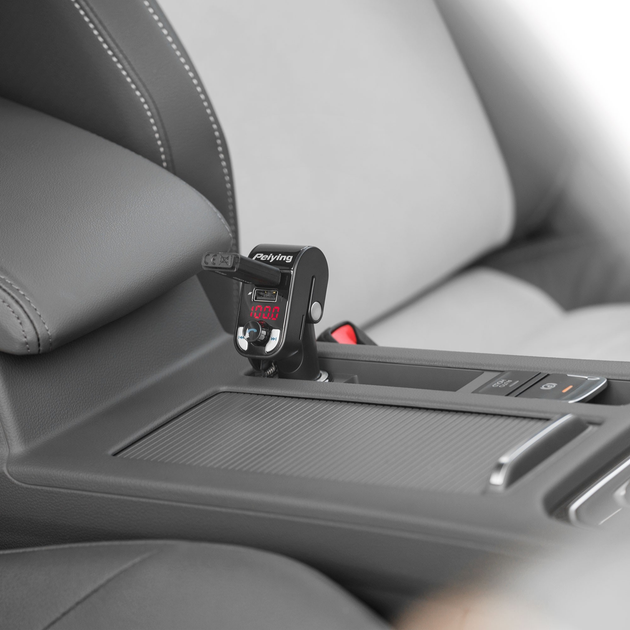 Transmiter FM Peiying URZ0466 Bluetooth 2x USB (5901890038034) - obraz 5