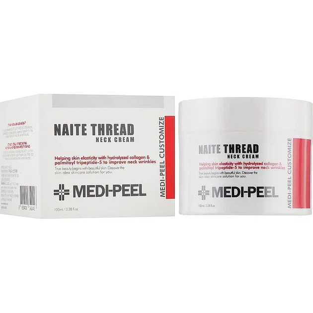 Крем для шеи и декольте Антивозрастной Medi-Peel Premium Collagen Naite Thread Neck Cream 2.0 100мл - Фото 2 Крем для шеи и декольте Антивозрастной Medi-Peel Premium Collagen Naite Thread Neck Cream 2.0 100мл - изображение 2