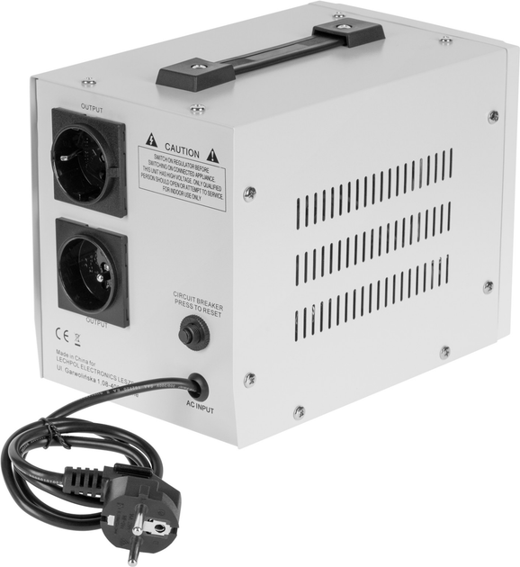 Stabilizator napięcia Kemot SER-1000 1000VA 5% (5901890019057) - obraz 3