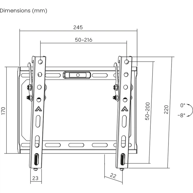 Кронштейн для телевізора UniBracket BZ02-21 - Фото 5 Кронштейн для телевізора UniBracket BZ02-21 - зображення 5