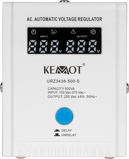 Stabilizator napięcia Kemot SER-1000-S 1000VA 8% (5901890115865) - obraz 2
