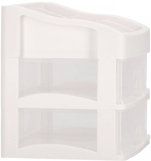 Organizer na kosmetyki Springos HA1090 mleczny 34 x 30 x 25 cm (5907719433905) - obraz 3