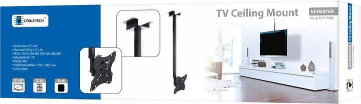 Стельове кріплення Cabletech UCH0076A 23" - 42" (5901436733645) - зображення 6