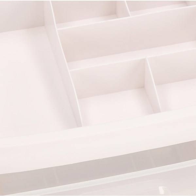 Organizer na kosmetyki Springos HA1091 mleczny 31 x 26.5 x 19.5 cm (5907719433912) - obraz 8