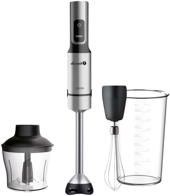 Blender Lucznik JK-1500 Titanium Black Extra Strong Deluxe Set (06.127) - obraz 1