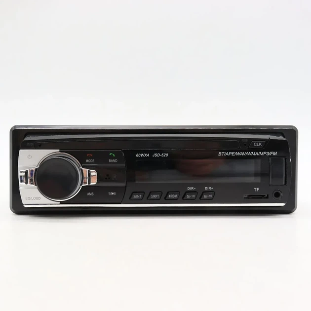 Автомагнитола с Bluetooth, 1DIN, MP3-SA-520 ISO / Магнитола с LED подсветкой в авто / Магнитофон в машину - изображение 3