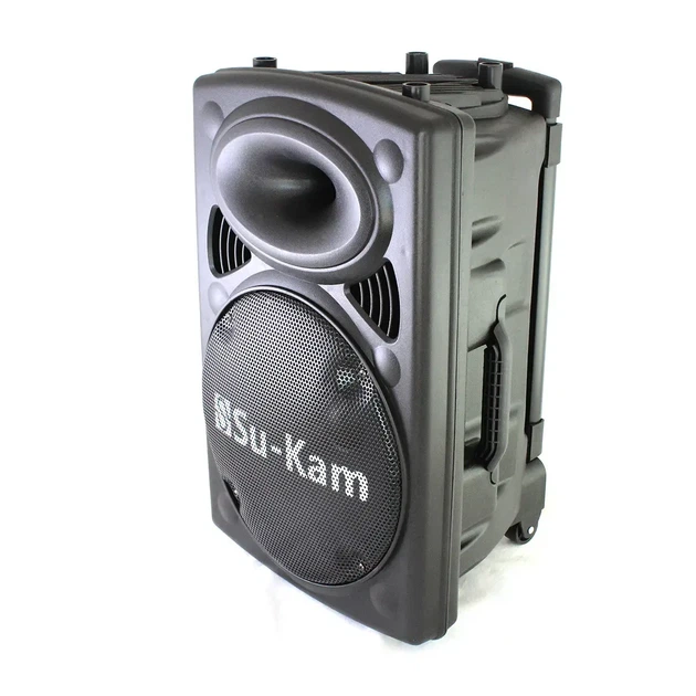 Портативная колонка Su-Kam BT 150D + 2 беспроводных микрофона + BT (12v\220v) - Фото 1 Портативная колонка Su-Kam BT 150D + 2 беспроводных микрофона + BT (12v\220v) - изображение 1