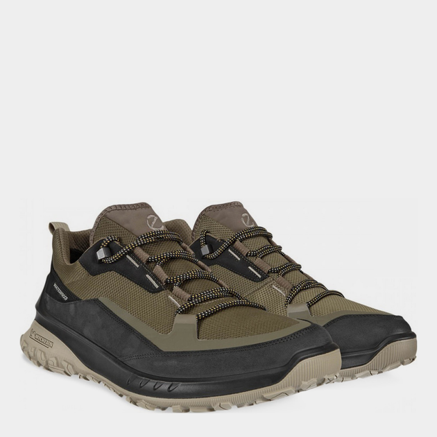 Buty sportowe męskie skórzane z membraną ECCO ULT-TRN M 82425456665 45 29.5 cm Zielone (194891296724) - obraz 2