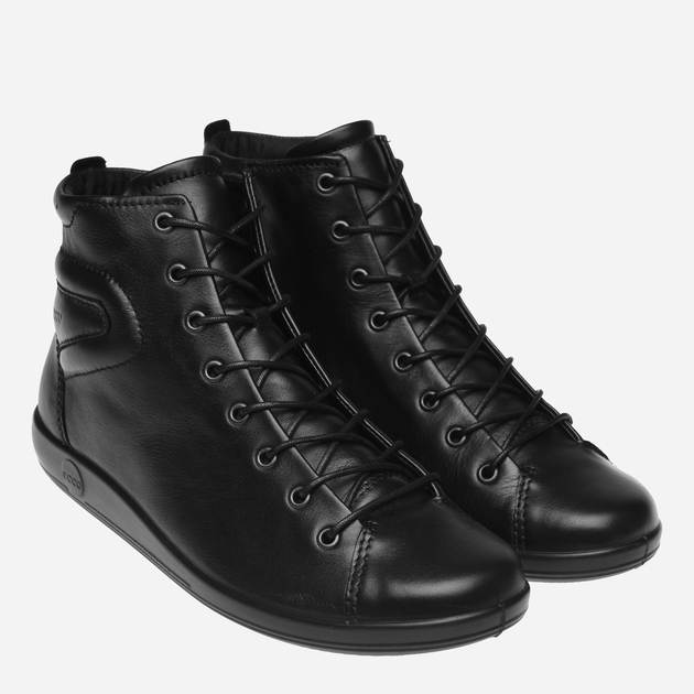Trzewiki damskie skórzane ECCO Soft 2.0 20652356723 36 23 cm Czarne (737431622753) - obraz 3