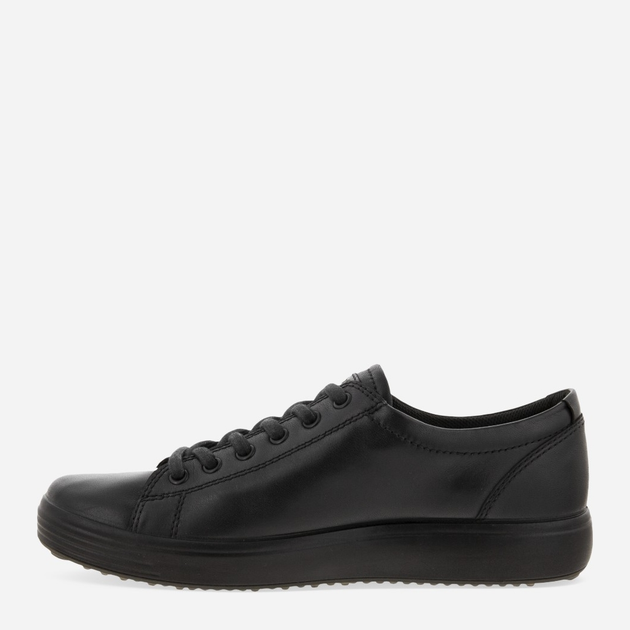 Sneakersy męskie skórzane ECCO Soft 7 M 430364-21001 42 Czarne (809704006574) - obraz 4