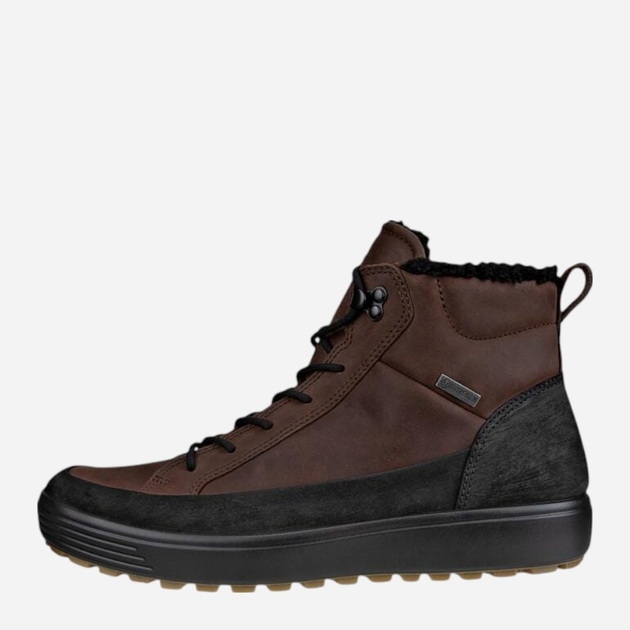 Zimowe trzewiki męskie skórzane Gore-Tex ECCO Soft 7 Tred M 45044459325 48 31.5 cm Czarne (194890389489) - obraz 1