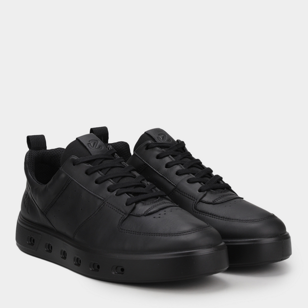 Sneakersy męskie skórzane do kostki ECCO Street 720 M 52081401001 47 30.8 cm Czarne (194890568976) - obraz 2