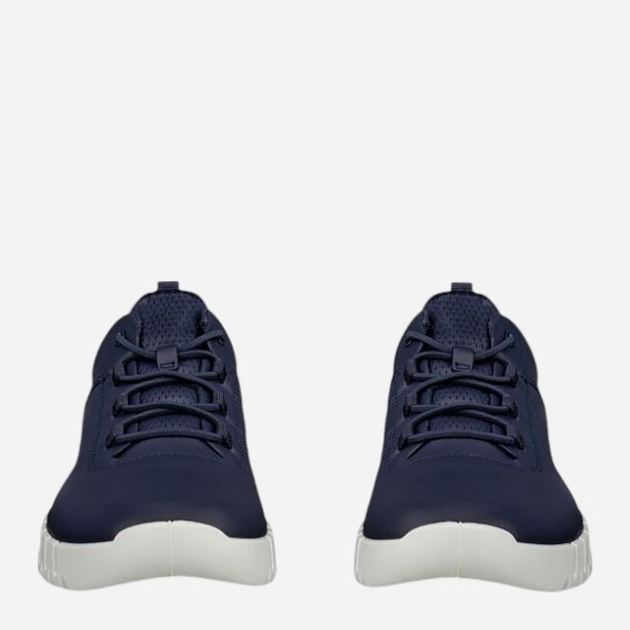 Sneakersy męskie skórzane ECCO Gruuv M 52520450595 48 31.5 cm Granatowe (194891177092) - obraz 4