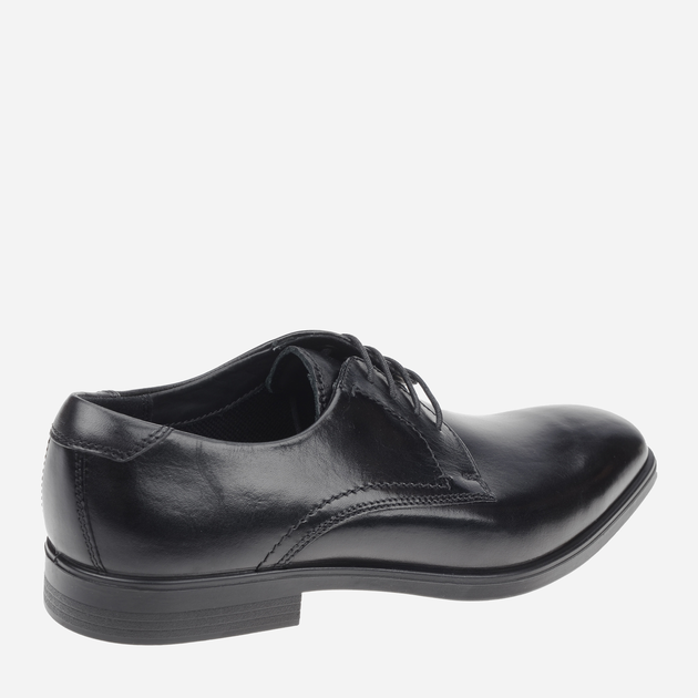 Buty derby męskie skórzane ECCO Melbourne 62163450839 48 31.5 cm Czarne (809704258904) - obraz 4