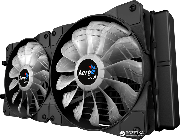 Система жидкостного охлаждения Aerocool P7-L240 RGB - Фото 2 Система жидкостного охлаждения Aerocool P7-L240 RGB - изображение 2
