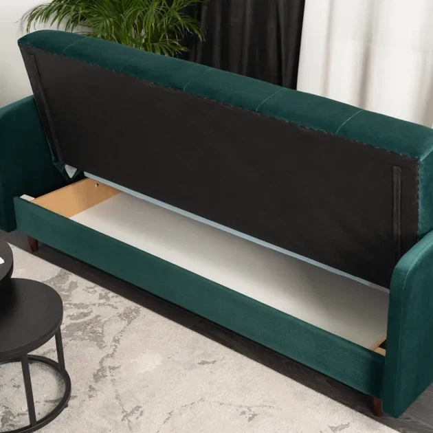 Диван розкладний MEBEL ELITE TIVOLI 198 см Зелений / велюр PPHUE.MATTEO/KRONOS19/WER - зображення 8