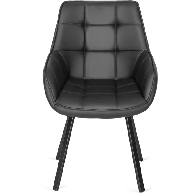 Стул поворотный MEBEL ELITE LUNA, Черный/экокожа ME.LUNA/CZ/E/K - изображение 4