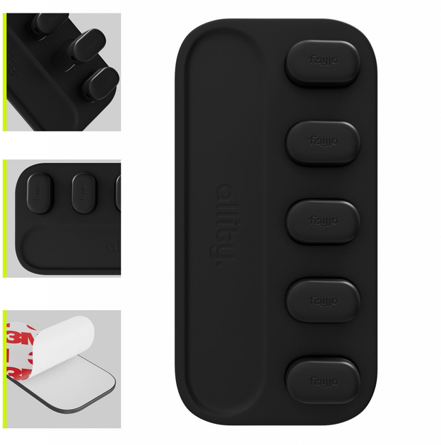 Органайзер для кабелів Allity ASA-410 Black (5906667550986) - зображення 4