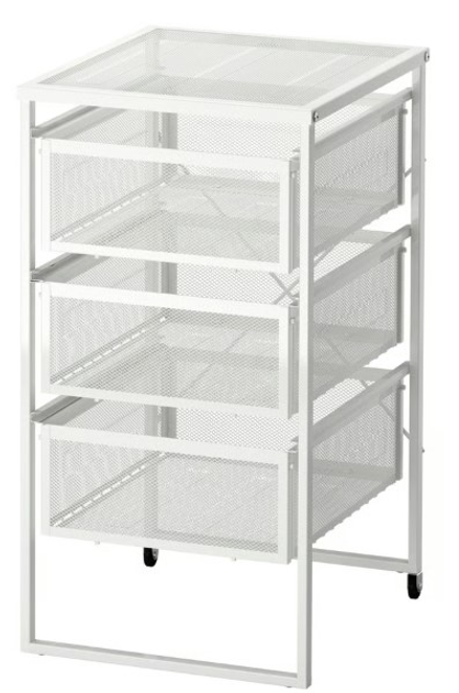 Komoda Ikea Lennart Biała 56 x 34 x 30 cm (303.261.77) - obraz 1