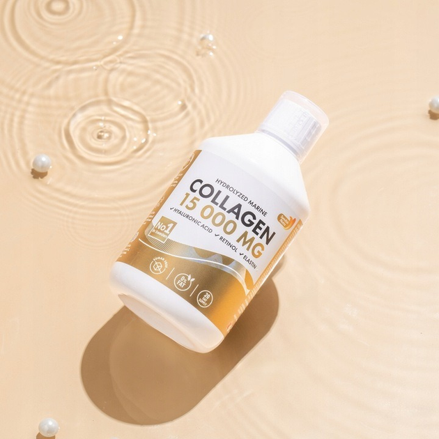 Kolagen rybi w płynie Swedish Nutra Marine + Witamina C 15000 mg 500 ml (7350122362993) - obraz 3
