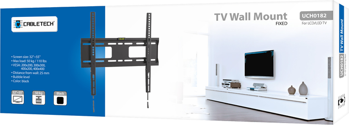 Настінне кріплення Cabletech UCH0182 32" - 55" (5901890007474) - зображення 2