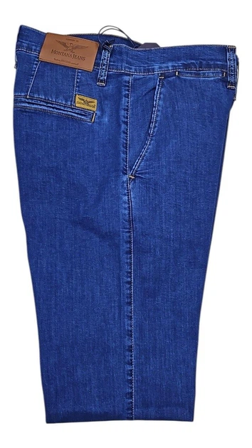 Джинси-брюки Montana Chino GRANADA 02 (літо) 34-34 синій - зображення 2
