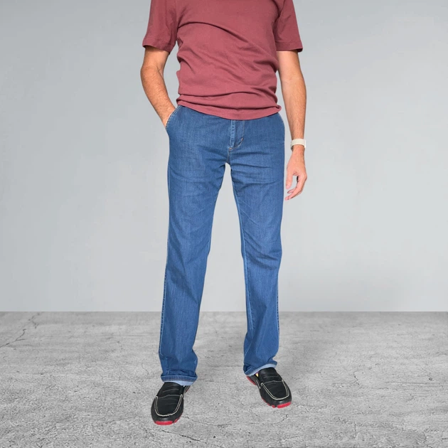 Джинси-брюки Montana Chino GRANADA 02 (літо) 34-34 синій - зображення 5