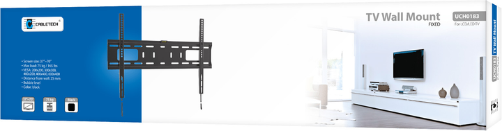 Настінне кріплення Cabletech UCH0183 37" - 70" (5901890007481) - зображення 5