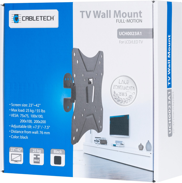 Uchwyt do telewizora Cabletech 23"-42" (UCH0023A1) - obraz 9