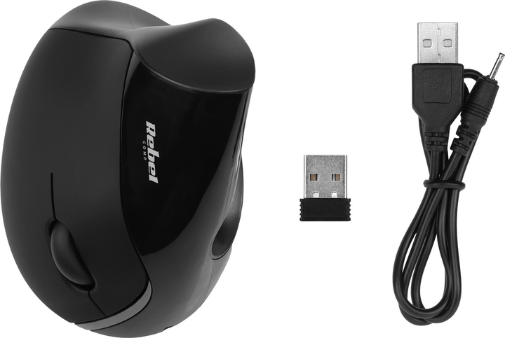 Mysz Rebel WM500 Wireless Black (5901890066945) - obraz 9