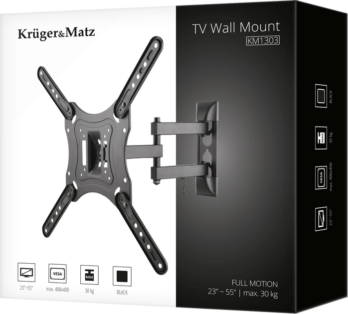 Uchwyt do telewizora Kruger&Matz LED TV 23"-55" (KM1303) - obraz 16