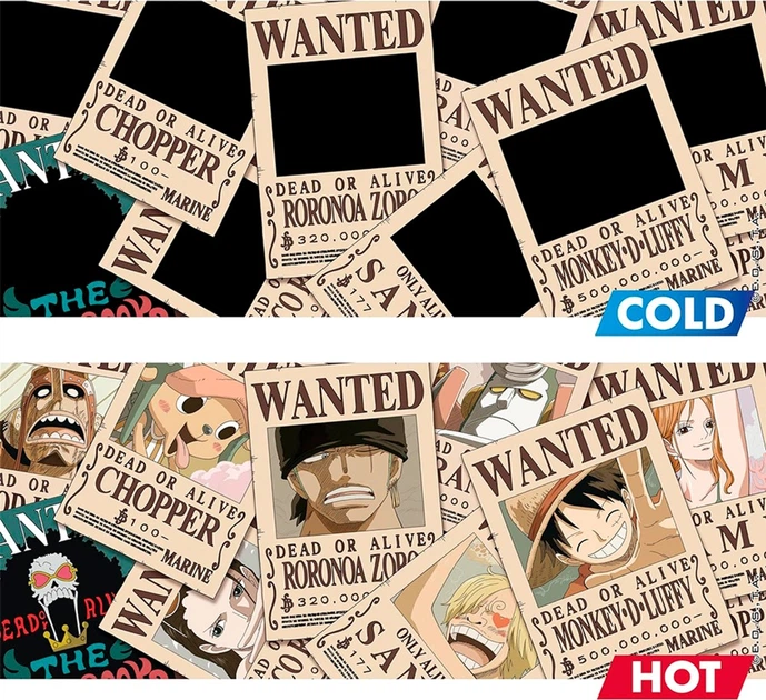 Чашка хамелеон ABYstyle ONE PIECE Wanted 460 мл (ABYMUGA444) - зображення 3