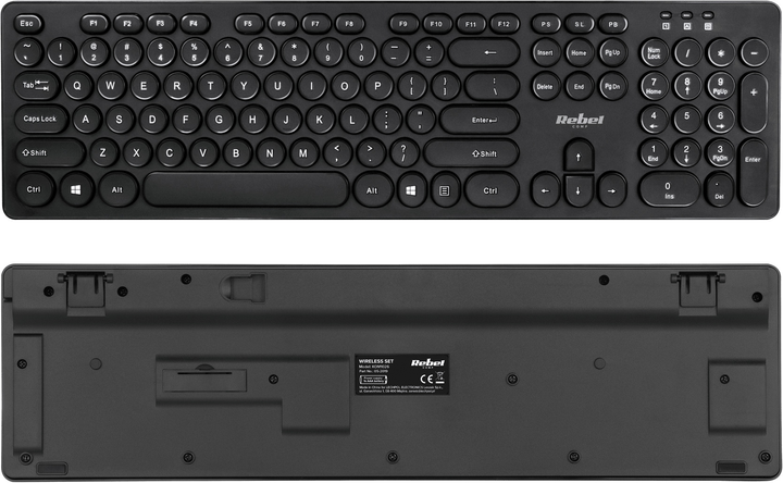 Zestaw bezprzewodowy Rebel WS400 Wireless Black (5901890118149) - obraz 3