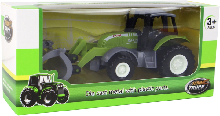 Трактор LEAN Toys Екскаватор Крокодил сільськогосподарський транспортний засіб Зелений 14845 (5905515353106) - зображення 1