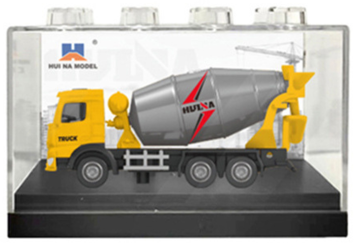 Zabawka Huina Betoniarka metalowa model kolekcjonerski 1:80 Żółta 22735 (5905991050841) - obraz 1