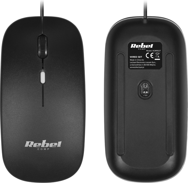 Комплект дротовий Rebel WDS200 USB Black (5901890118163) - зображення 6