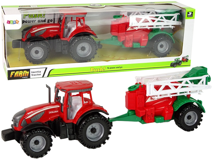 Іграшка LEAN Toys Сільськогосподарський трактор з обприскувачем Червоний 14836 (5905515353014) - зображення 2