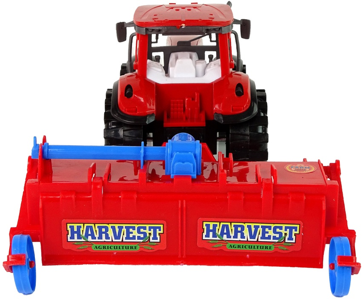 Zabawka LEAN Toys Ciągnik z pługiem z napędem frykcyjnym Czerwony 14844 (5905515353090) - obraz 6